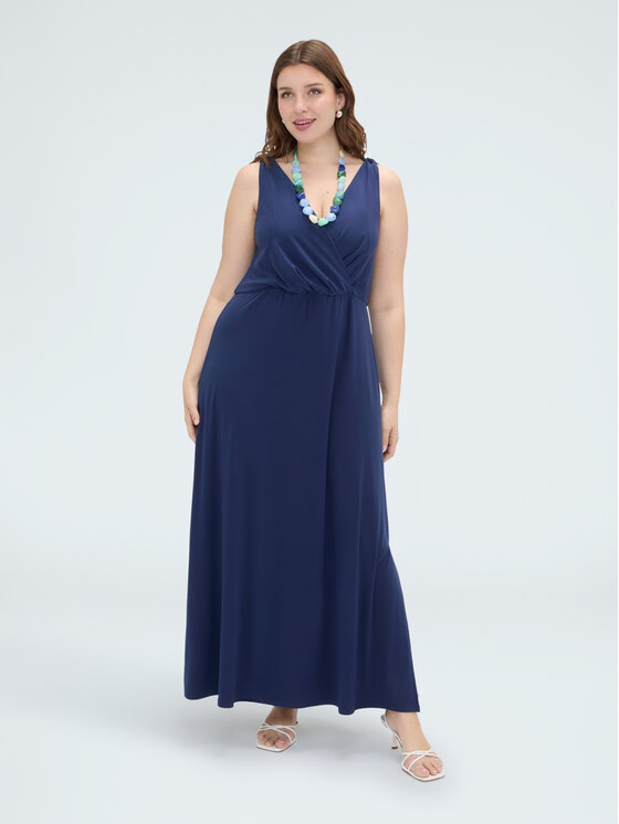 Fiorella Rubino Fiorella Rubino Sukienka wieczorowa 7047L001231N034 Niebieski Regular Fit