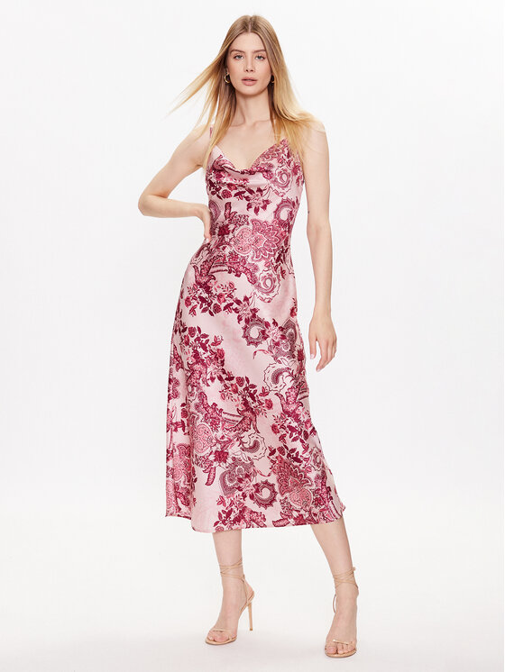 Guess Guess Kasdieninė suknelė Akilina W3GK85 WD8G2 Rožinė Regular Fit