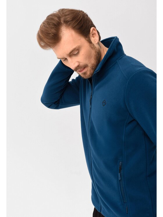 Volcano Volcano T-Shirt F-LIVINGO Niebieski Regular Fit