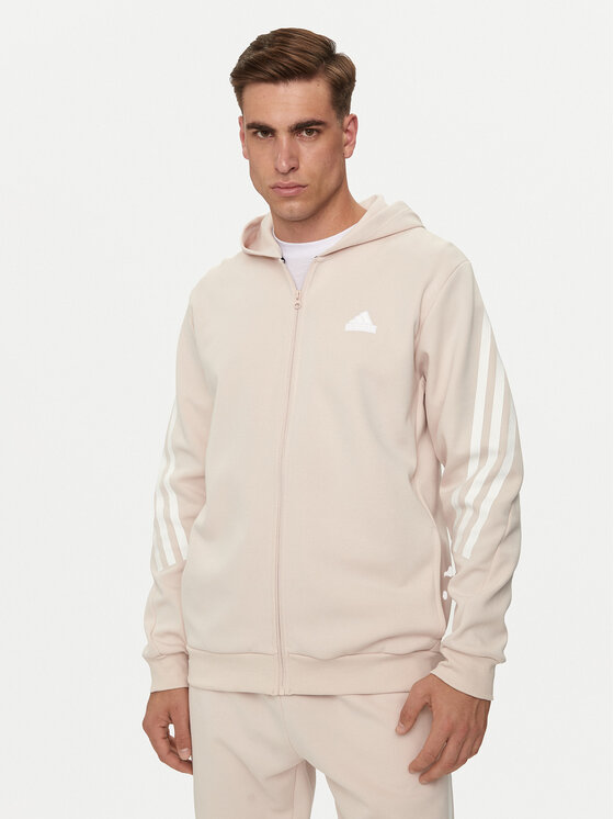 Felpa adidas nera e rosa top