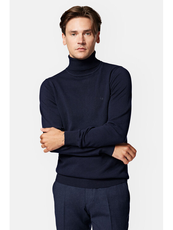 Lancerto Lancerto Golf Slink SW073223000057 Granatowy Regular Fit
