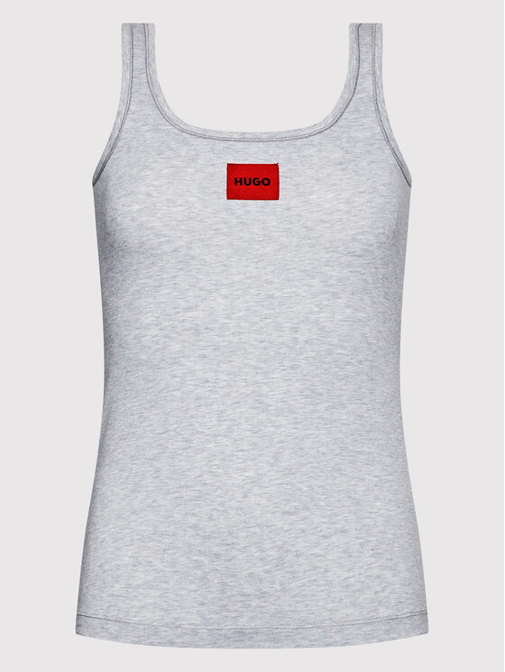 HUGO Hugo топ Red Label 50469665 Сив Slim Fit