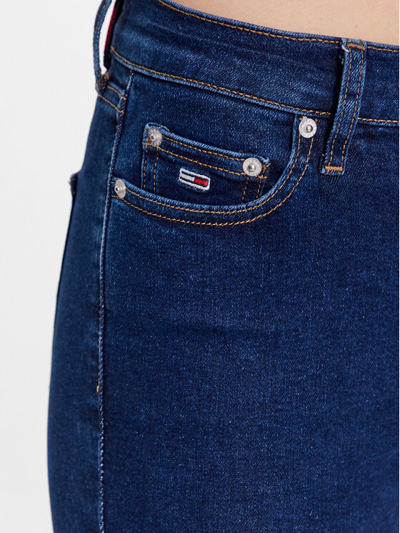 Tommy Jeans Tommy Jeans Džinsai Nora DW0DW16008 Tamsiai mėlyna Skinny Fit