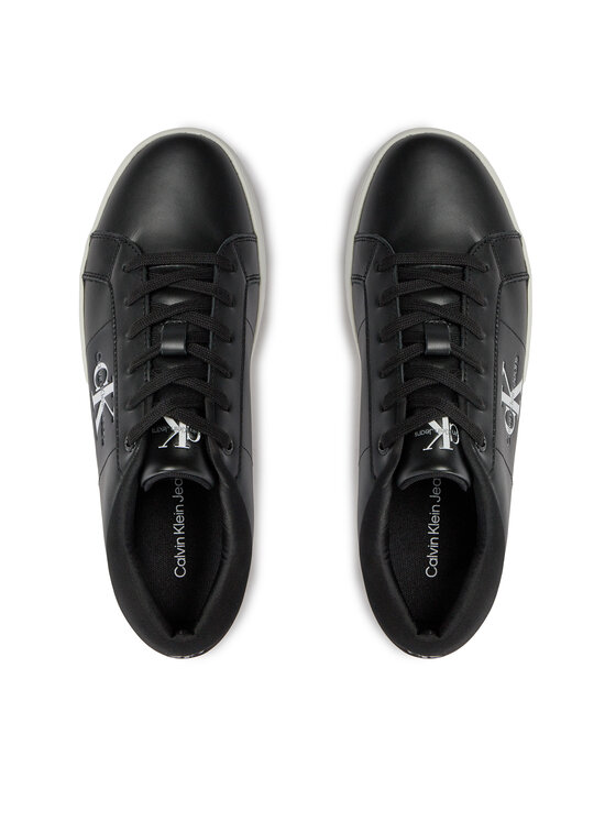 Calvin Klein Jeans Calvin Klein Jeans Laisvalaikio batai Classic Cupsole Low Laceup Lth YM0YM00864 Juoda
