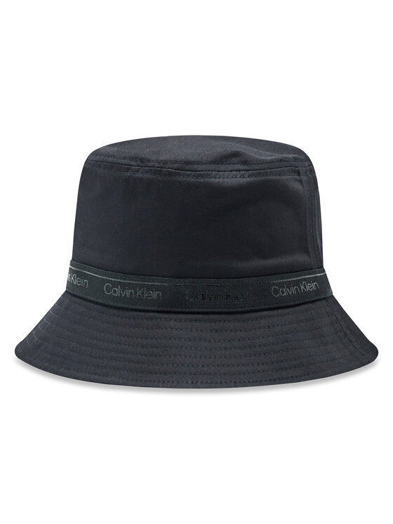 Cappello Logo Tape Bucket K60K610519 Nero