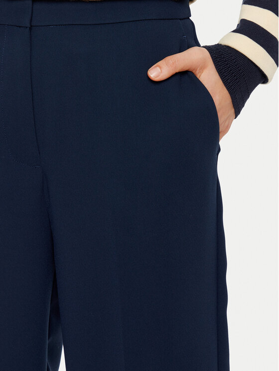 Tommy Hilfiger Tommy Hilfiger Hlače WW0WW45445 Tamnoplava Regular Fit