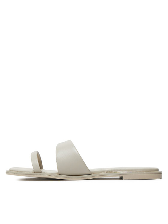 Calvin Klein Calvin Klein Ciabatte Flat Slide Lth HW0HW02071 Beige