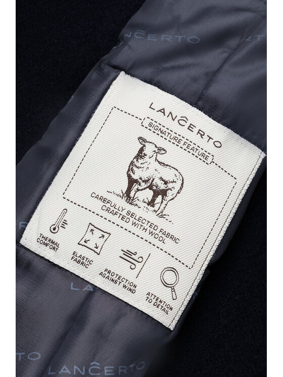 Lancerto Lancerto Płaszcz zimowy Fulvia PC073226000009 Granatowy Regular Fit