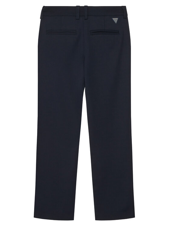 Guess Guess Pantaloni din material L6RB11 KAE30 Bleumarin Regular Fit