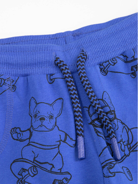 Coccodrillo Coccodrillo Spodnji del trenirke WC3122102SKK Mornarsko modra Slim Fit