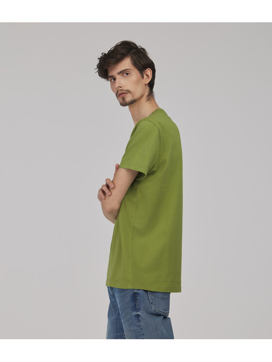 Lee Cooper Lee Cooper T-Shirt SIMPLE Zielony Regular Fit