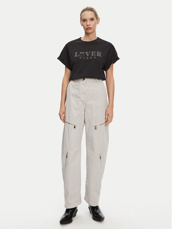 PINKO PINKO T-shirt Torcetti 104605 A2D1 Crna Regular Fit