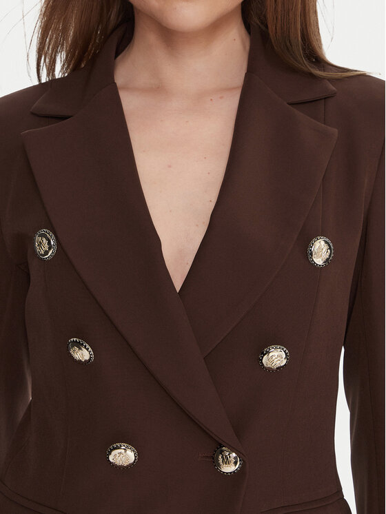 Maryley Maryley Giacca da abito 25IB139/43CO Marrone Regular Fit