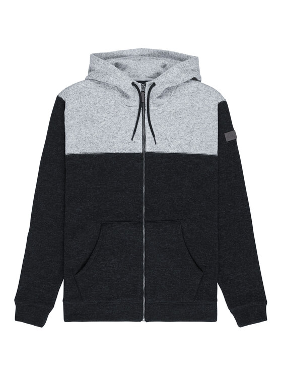 Quiksilver Quiksilver Džemperis Keller Block Zip EQYFT05122 Pilka Regular Fit
