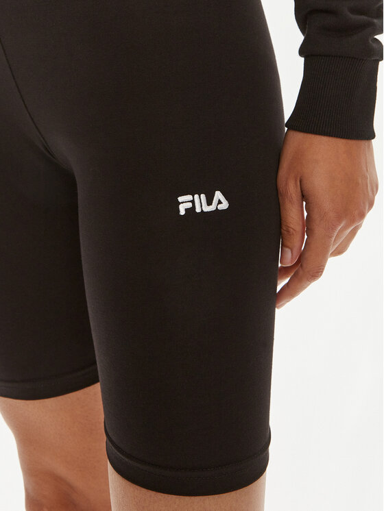 Fila Fila Biciklističke kratke hlače FAW0455 Crna Slim Fit