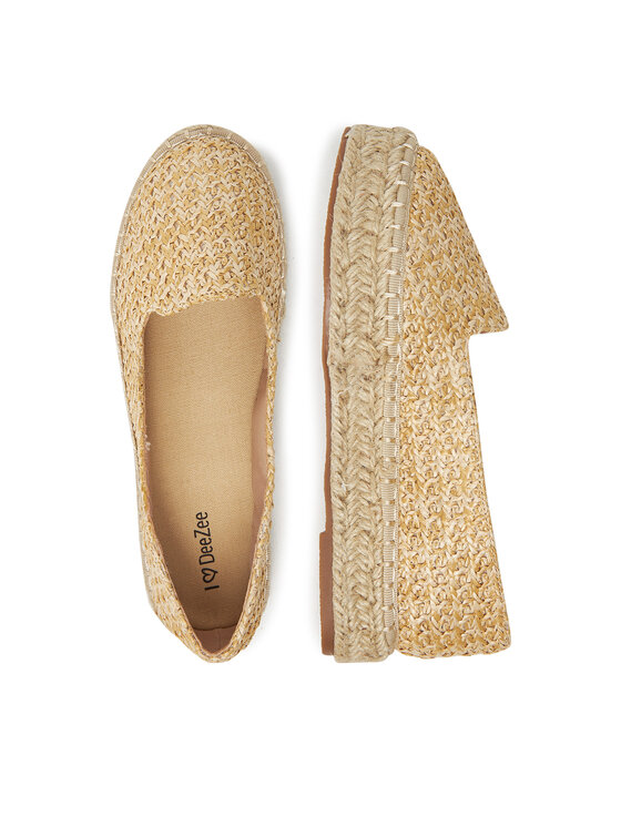 DeeZee DeeZee Espadryle ZYLS129 Beżowy