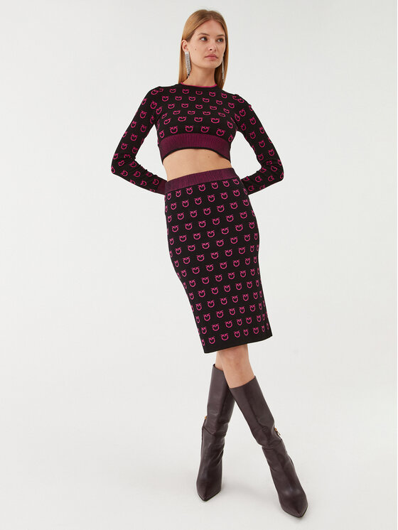 PINKO Pinko Svetr 101561 A112 Černá Regular Fit
