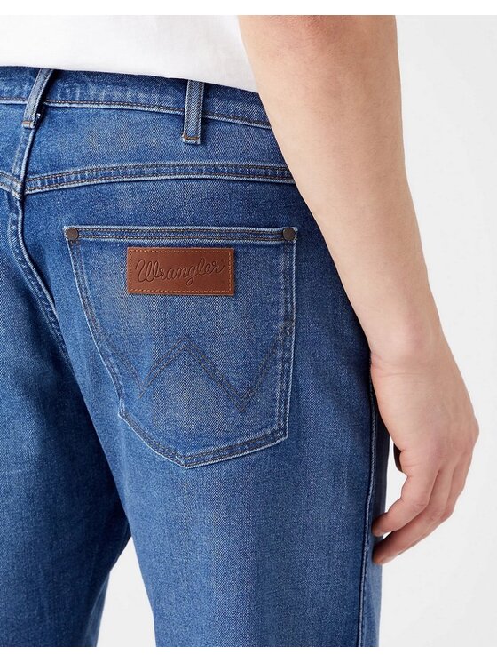 Wrangler Wrangler Jeansy FRONTIER Niebieski Straight Fit