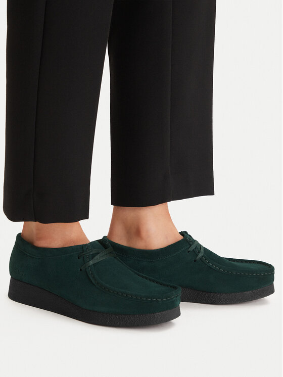 Clarks Clarks Halbschuhe WallabeeEVOSh 26184613 Grün