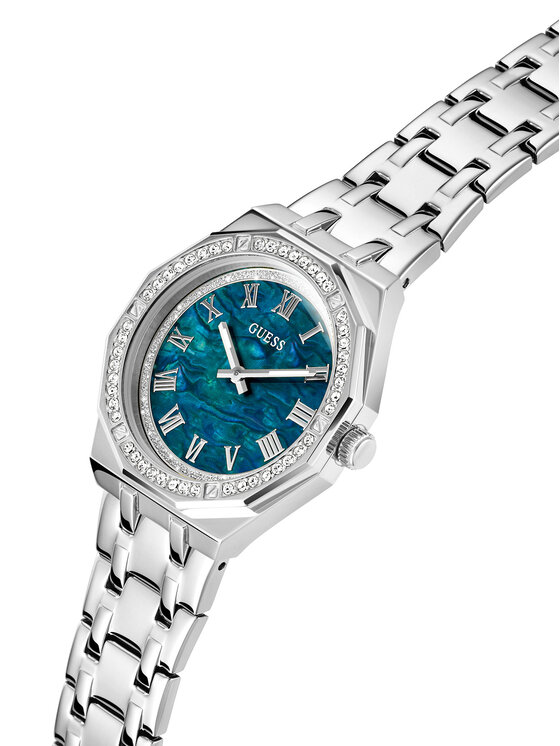 Guess Guess Laikrodis GW0770L1 Sidabrinė