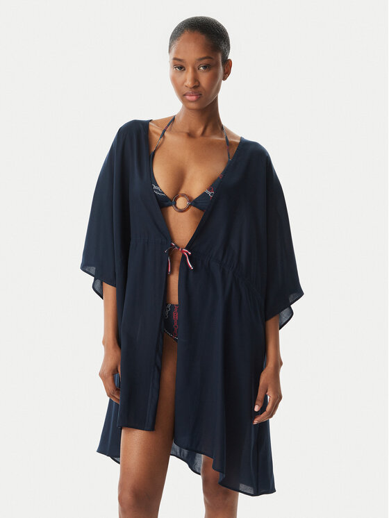 Tommy Hilfiger Tommy Hilfiger Pareo UW0UW06583 Tamsiai mėlyna
