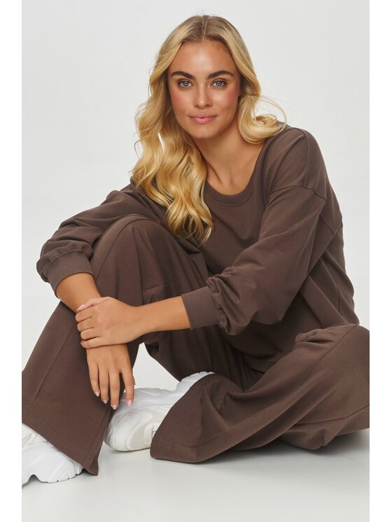 Makadamia Makadamia Dres M849 Brązowy