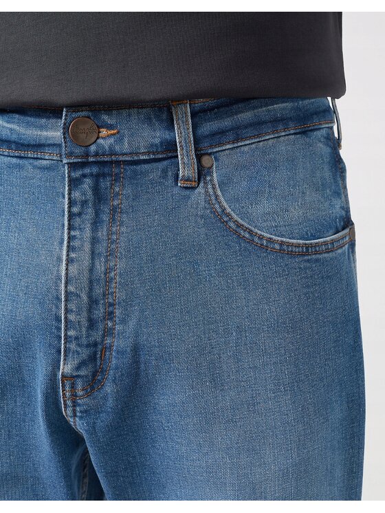 Wrangler Wrangler Jeansy Frontier Niebieski Relaxed Fit
