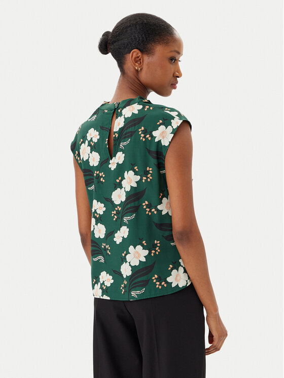 French Connection French Connection Bluza 72YBJ 30 Zelena Regular Fit