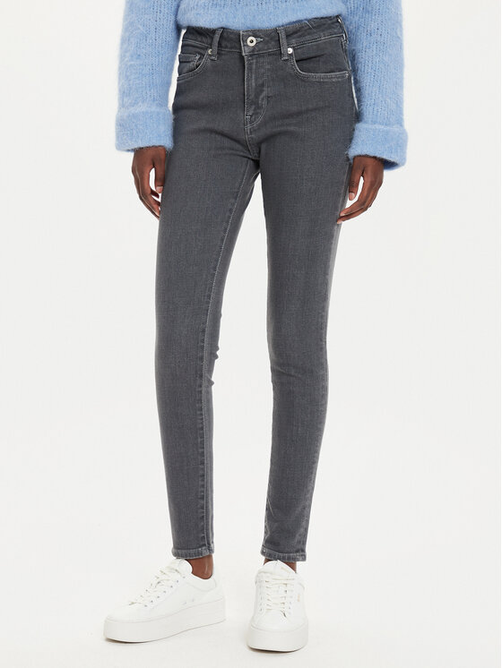 Dámské Jeansy Pepe Jeans, Velikost:31/32, Barva: Šedá, PL204728