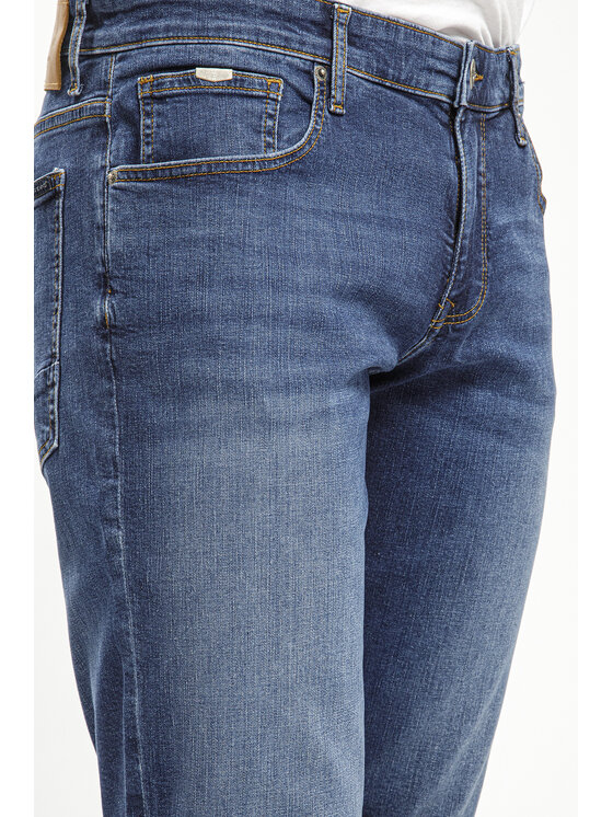 Cross Jeans Cross Jeans Szorty jeansowe A 584-018 Niebieski Relaxed Fit