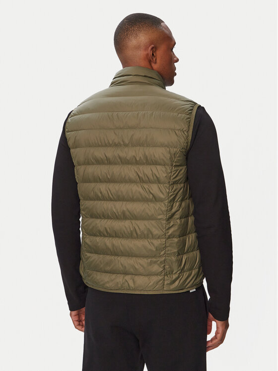 EA7 Emporio Armani EA7 Emporio Armani Vestă elegantă 8NPQ06 PNGPZ U7014 Verde închis Regular Fit