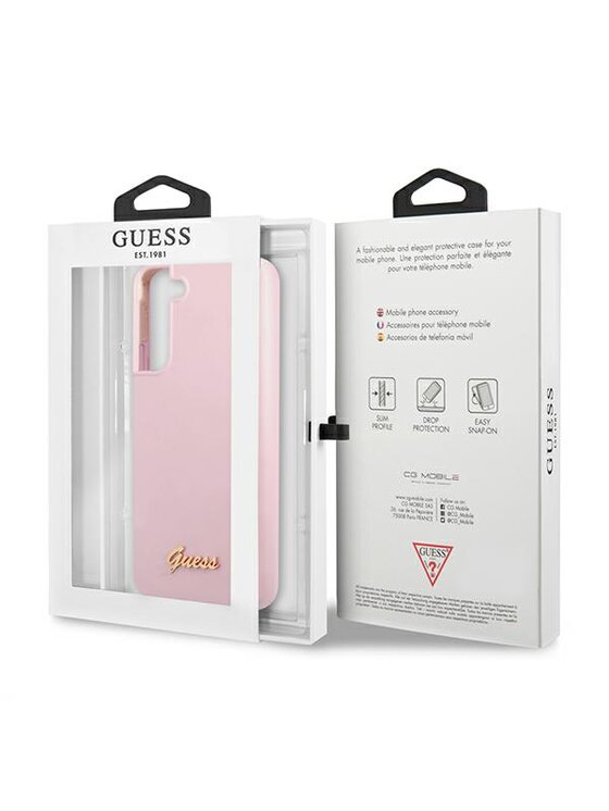 Guess Guess Etui na telefon S22 Plus Fioletowy