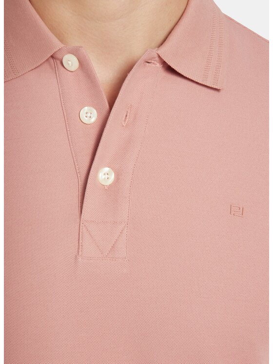 Pako Lorente Pako Lorente Polo P25WF-TX-004 Różowy Classic Fit