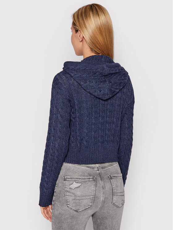 American Eagle American Eagle Sweatshirt 034-0341-9577 Dunkelblau Slim Fit