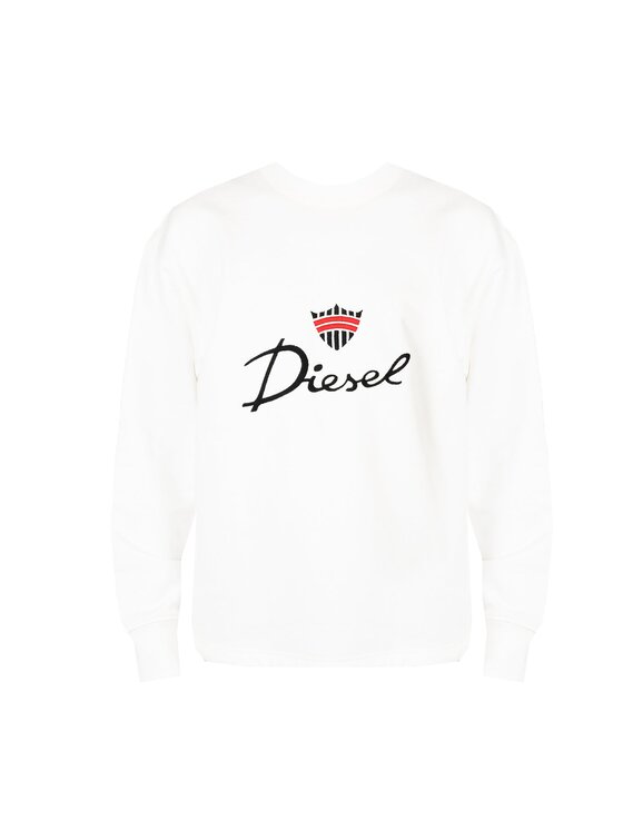Diesel Diesel Felpa A09029-0CJAD Bianco Regular Fit
