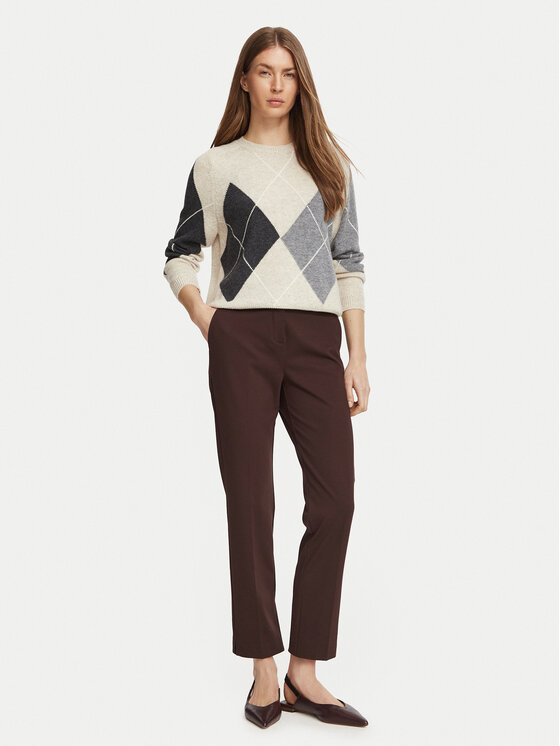 Marella Marella Pulover 2625366212200 Bej Regular Fit