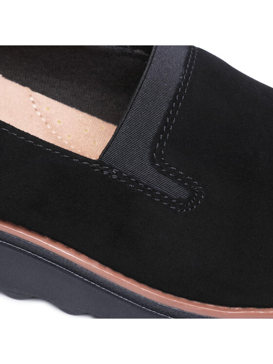 Clarks sharon deals dolly black suede