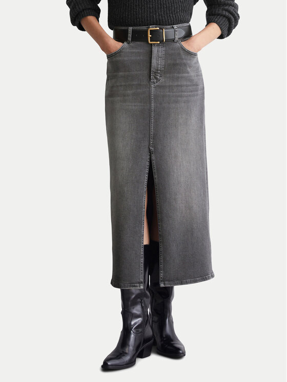 Marc O'Polo Marc O'Polo Jeansrock 409 9172 24061 Grau Regular Fit