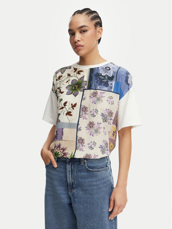 Weekend Max Mara Weekend Max Mara T-shirt Pampas 2615941062 Multicolore Relaxed Fit