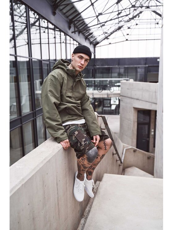 Brandit Brandit Kurtka anorak 3001.1.L Zielony Regular Fit