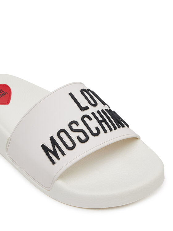 LOVE MOSCHINO LOVE MOSCHINO Klapki JA28052G0MI14100 Biały
