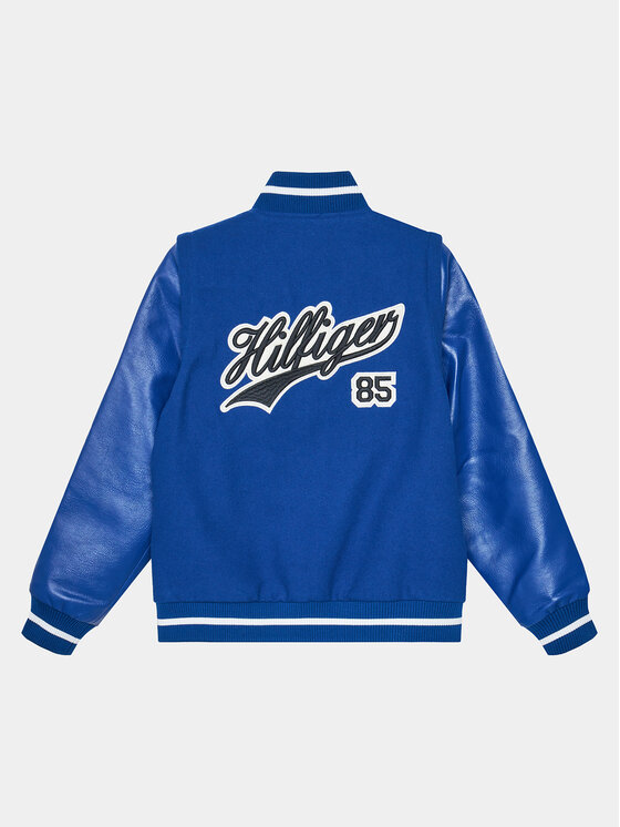Tommy Hilfiger Tommy Hilfiger Bomber-jakk KB0KB08879 D Sinine Regular Fit