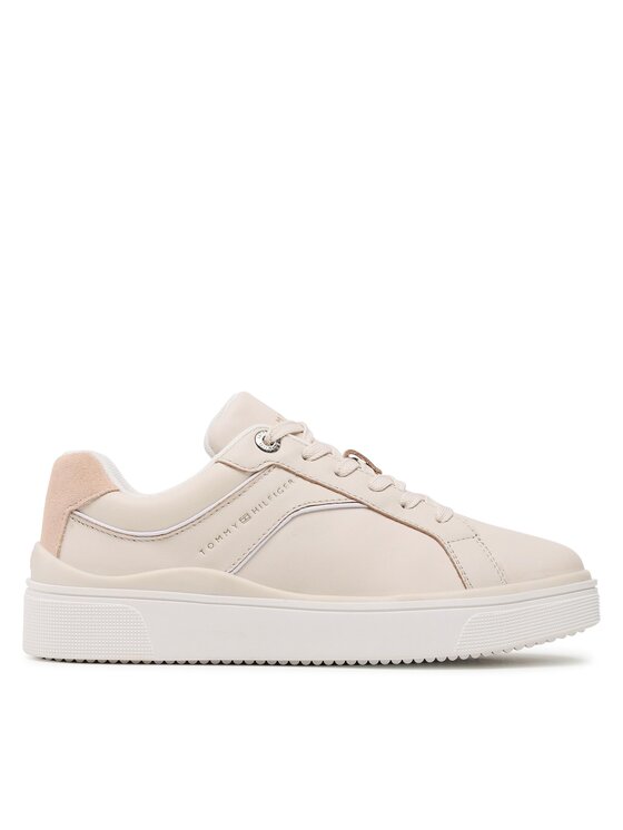 Tommy Hilfiger Tommy Hilfiger Sneakersy Feminine Court Sneaker FW0FW07122 Béžová