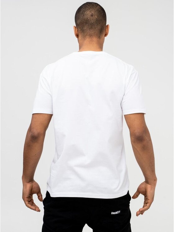 Jigga Wear Jigga Wear T-Shirt Koszulka Z Krótkim Rękawem Jigga Wear Mini Crown Biała M Biały Regular Fit