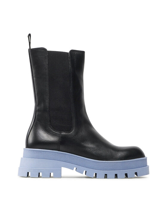 Badura Badura Klassische Stiefeletten INES-02 Schwarz