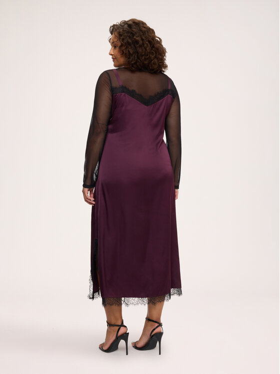Fiorella Rubino Fiorella Rubino Sukienka wieczorowa 7073L001269N036 Bordowy A-Line Fit