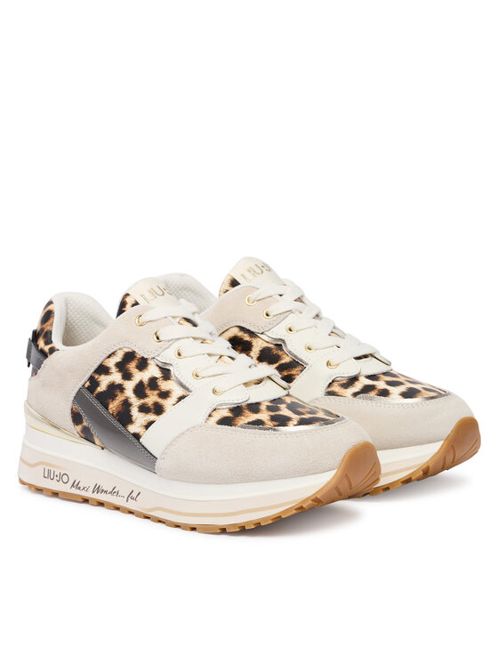 Liu Jo Liu Jo Sneakersy Maxi Wonder 91 BA6011 PX811 Beżowy