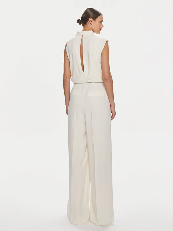 Marella Marella Overal Lilia 2413241013 Écru Regular Fit
