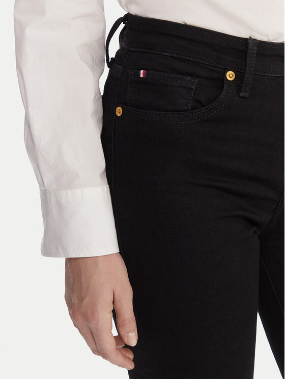 Tommy Hilfiger Tommy Hilfiger Jeansy WW0WW46720 Czarny Slim Fit