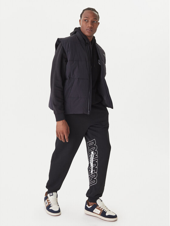 DC DC Долнище анцуг EDYFB03093 Черен Regular Fit
